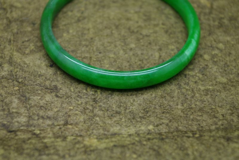Jade-Armband Klasse A Imperial Green 2