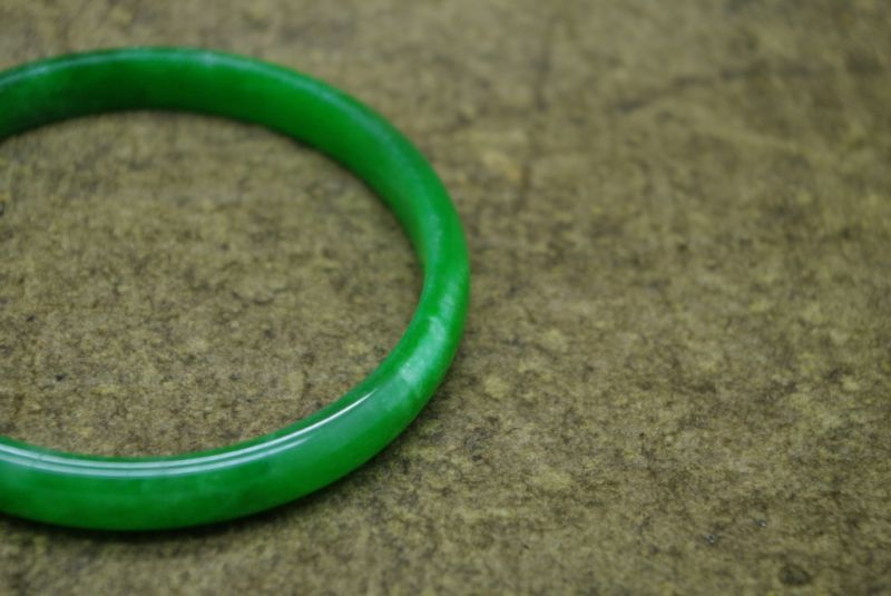 Jade-Armband Klasse A Imperial Green 4