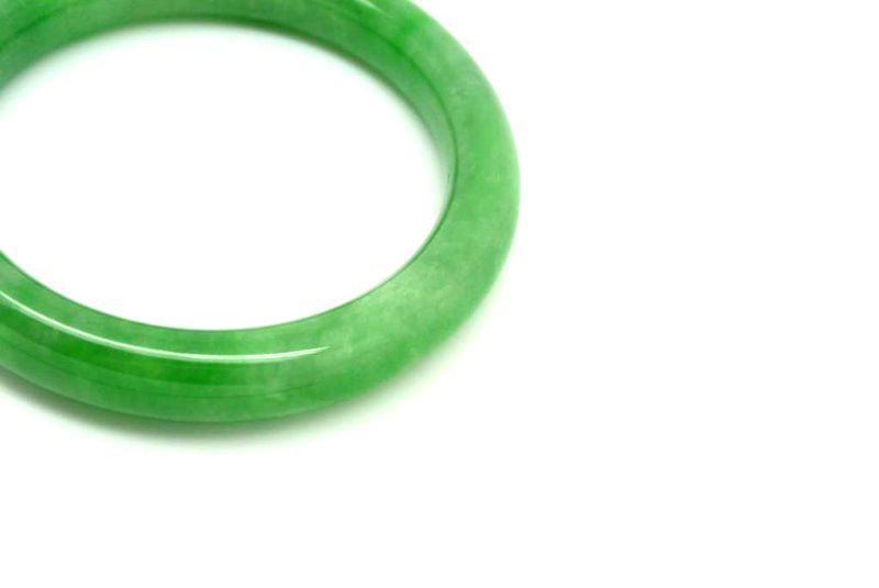 Jade-Armband Klasse A Kaiser grün 6 1cm 4