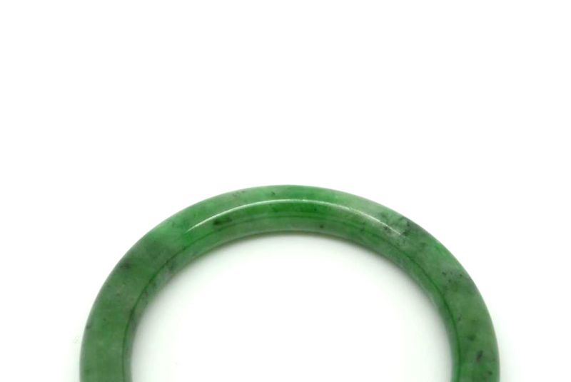 Jade-Armband Klasse A Smaragdgrün 5 65cm 4