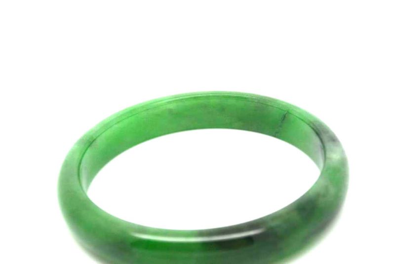 Jade-Armband Klasse A Smaragdgrün 6cm 5