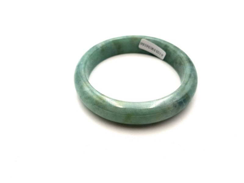 Jade-Armband Klasse A Smaragdgrün 3