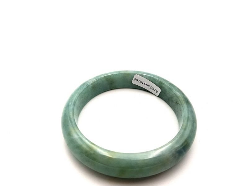 Jade-Armband Klasse A Smaragdgrün 4