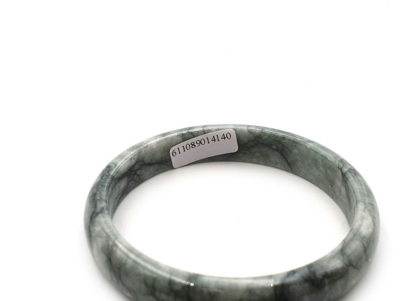 Jade-Armband Klasse AWeiß und grün 3