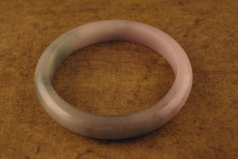 Jade Armreif Grau/Grün 2