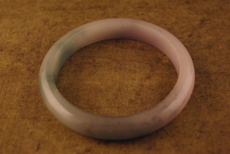 Jade Armreif Grau/Grün 4