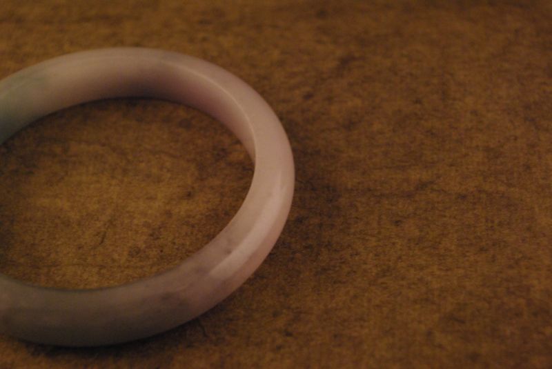 Jade Armreif Grau/Grün 5