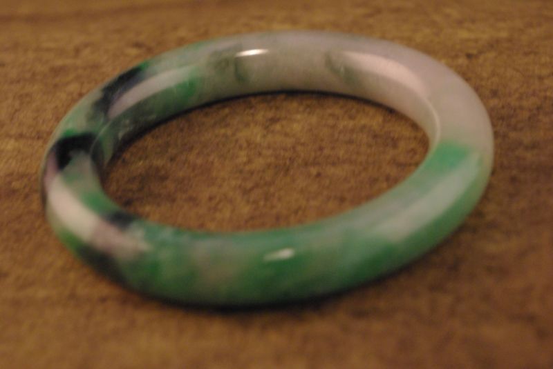 Jade Armreif mehrere grüne 5,9cm 2