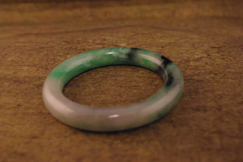 Jade Armreif mehrere grüne 5,9cm 3