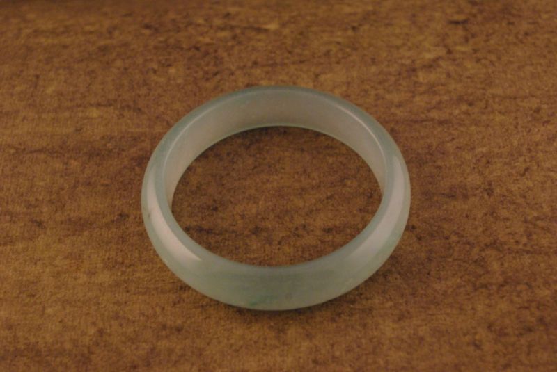 Jade Armreif transparent grün 3
