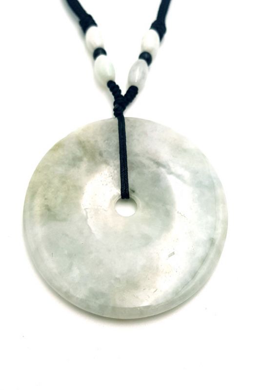 Jade Bi-Anhänger - Echte Jade - Hellgrün 2