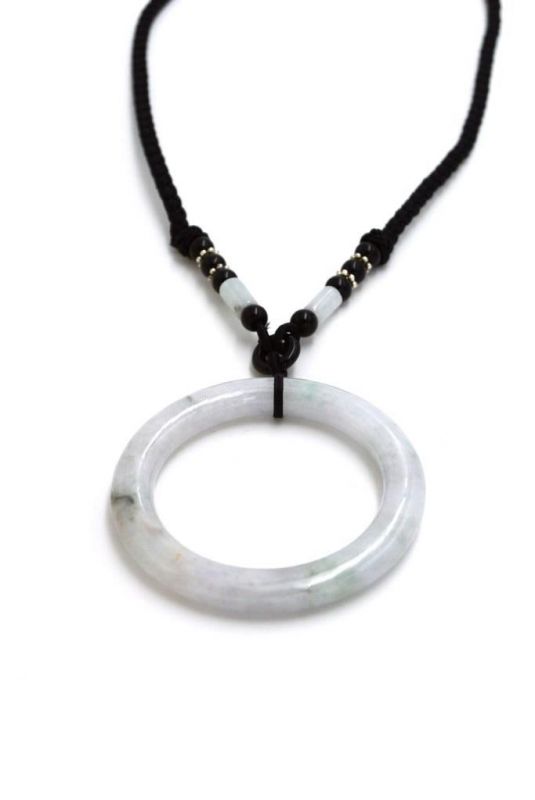 Jade Bi-Anhänger - Echte Jade - Kreis des Lebens 2