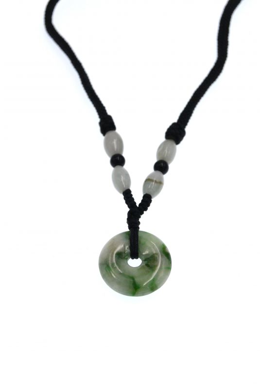 Jade Bi Pendant - 3 Colors 1