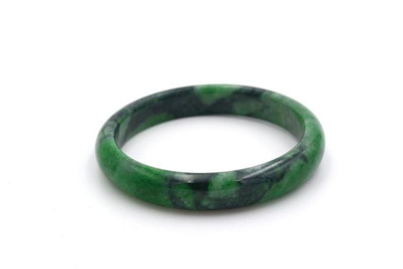 Jade Bracelet Bangle Class A Dark Green 3