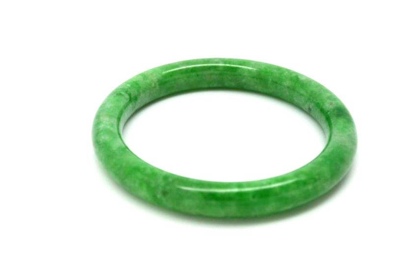 Jade Bracelet Bangle Class A Green 5 8 3