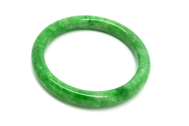 Jade Bracelet Bangle Class A Green 5 8 4