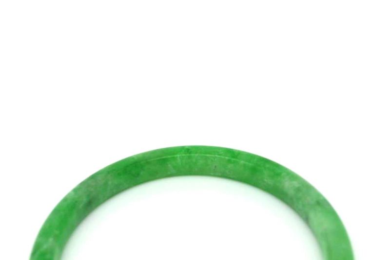 Jade Bracelet Bangle Class A Green Apple 5 7cm 3
