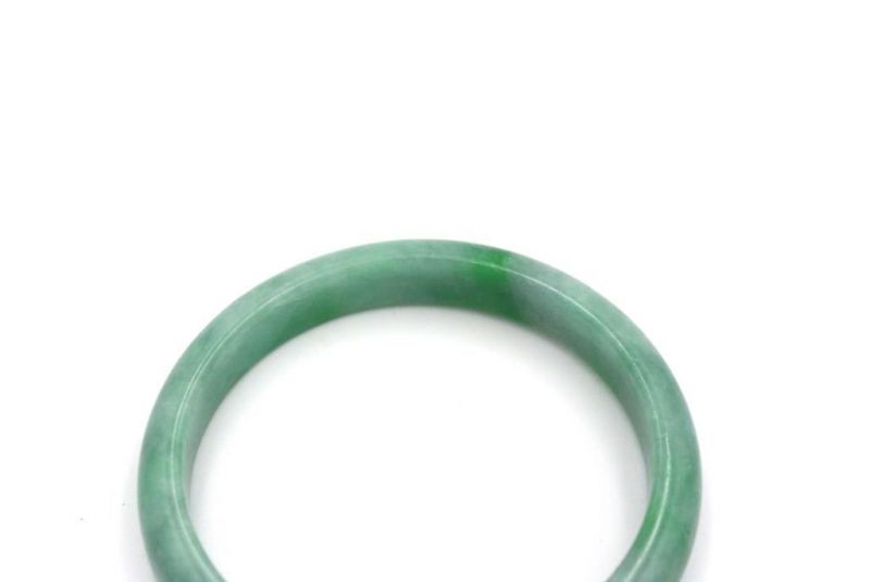 Jade Bracelet Bangle Class A Green Apple 3