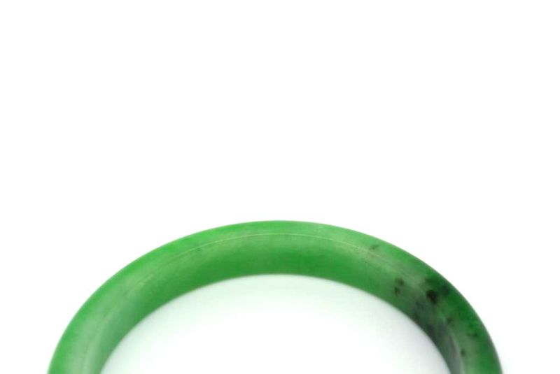Jade Bracelet Bangle Class A Green spotted 5 8 3