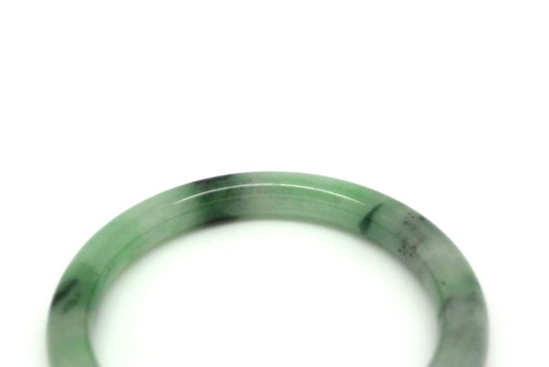 Jade Bracelet Bangle Class A Green Transparent 5 55cm 2