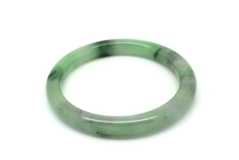 Jade Bracelet Bangle Class A Green Transparent 5 55cm 3