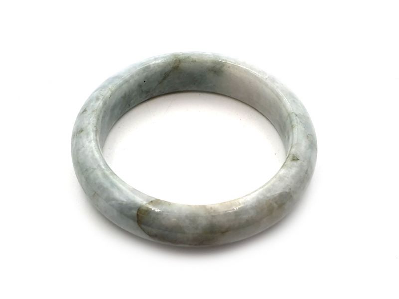Click thumbnail to enlarge and hover over the picture to zoom Jade Bracelet Bangle Class A Light Green 1