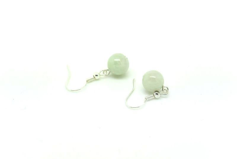 Jade Earrings White Pearl 4