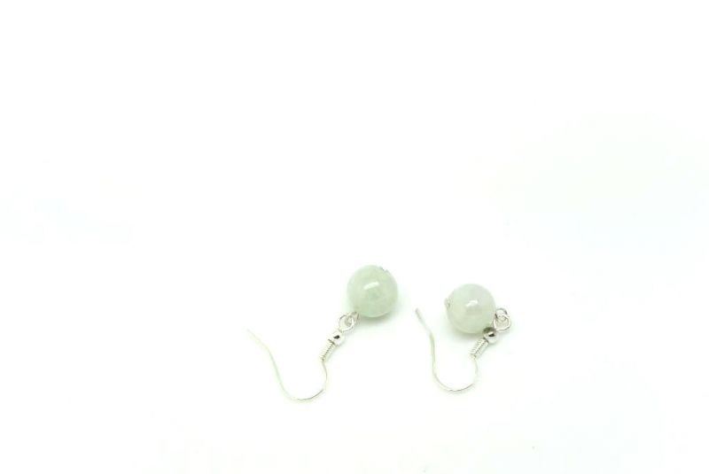 Jade Earrings White Pearl 5