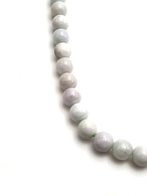 Jade Halskette - 10mm Jade Perlen - Weiße Jade 2