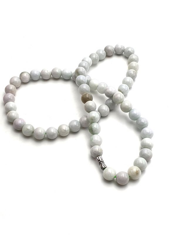 Jade Halskette - 10mm Jade Perlen - Weiße Jade 3