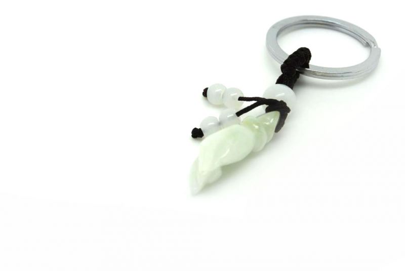 Jade Keyring - Buddha hand 2