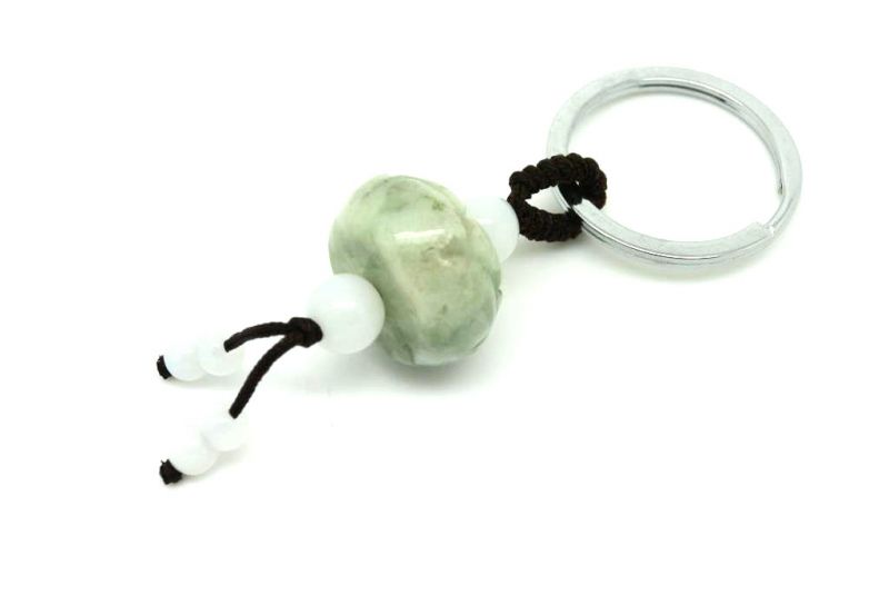 Click thumbnail to enlarge and hover over the picture to zoom Jade Keyring 1