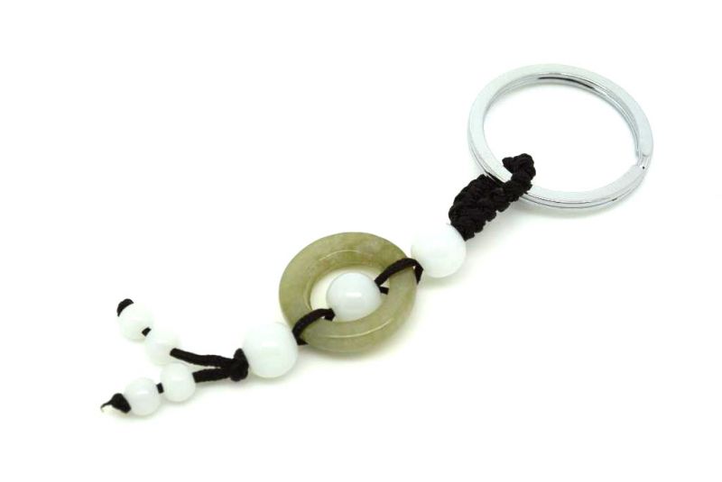 Jade Keyring Feng Shui circle 1