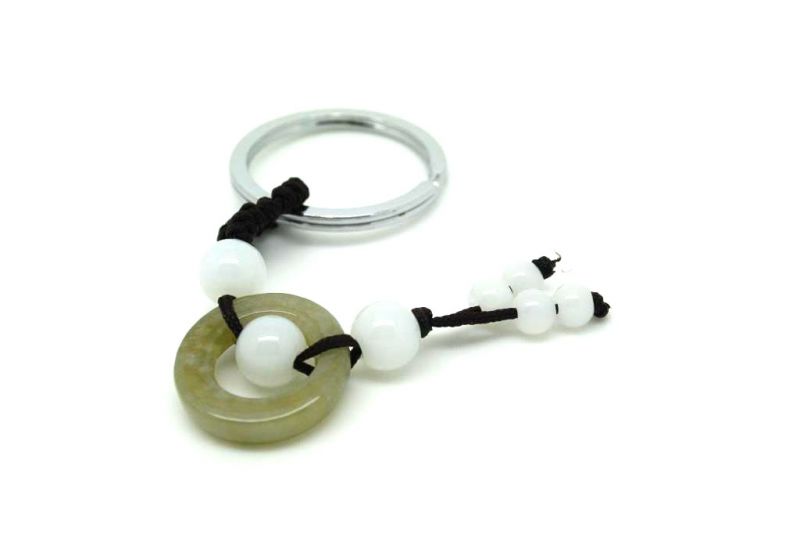 Jade Keyring Feng Shui circle 3