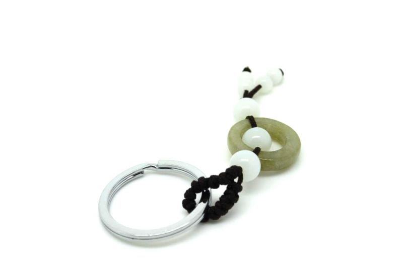 Jade Keyring Feng Shui circle 4