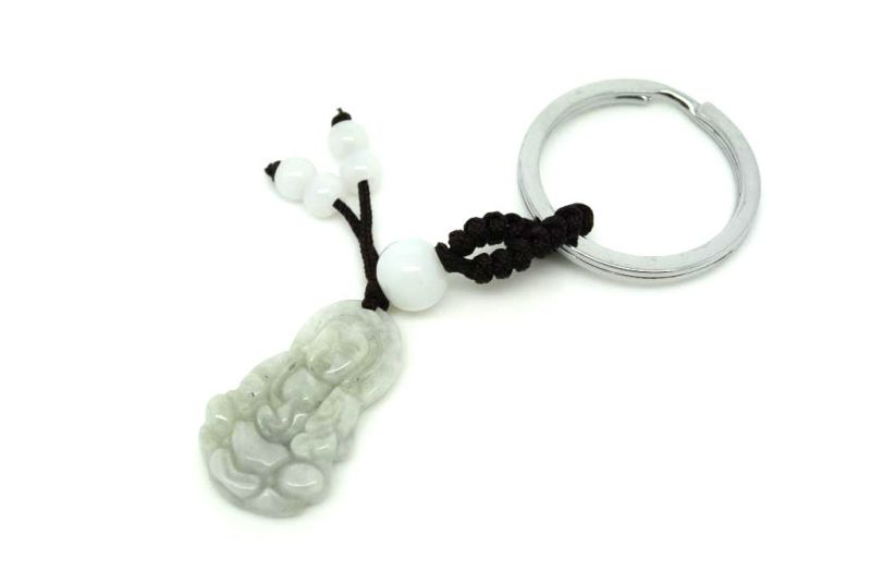 Jade Keyring - Small Guan Ying 1