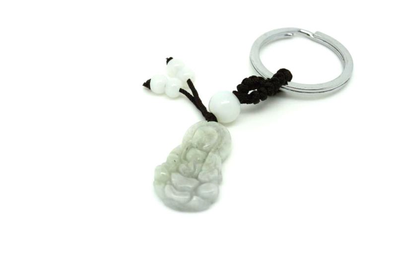 Jade Keyring - Small Guan Ying 2