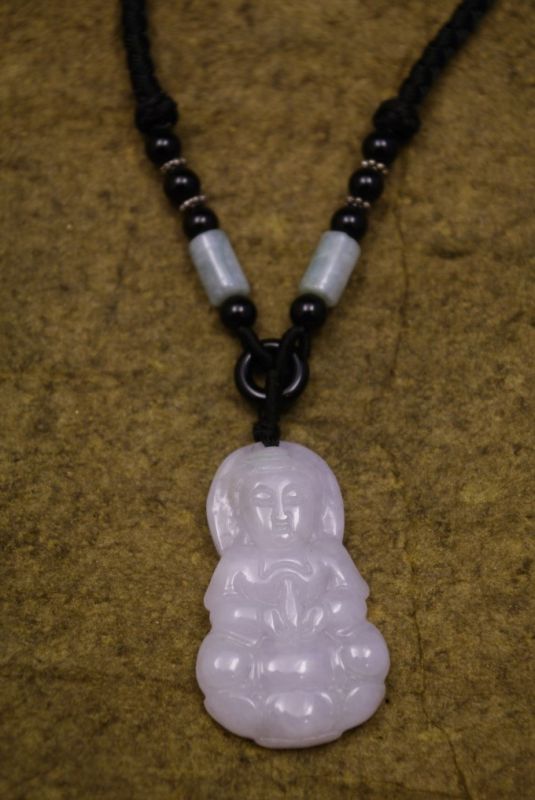 Jade Pendant White Jade Buddha 1