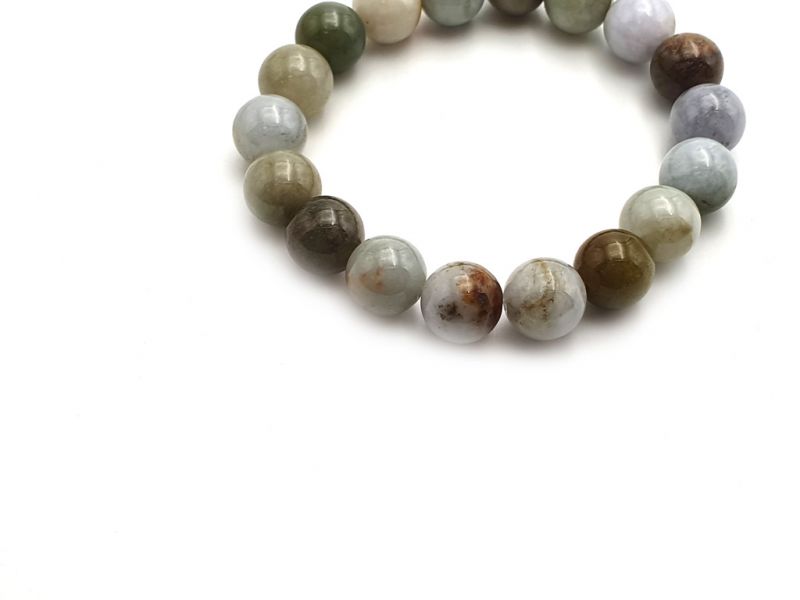 Jade Perlenarmbänder - 10mm Jade Perlen - Farbverlauf von Grün 2