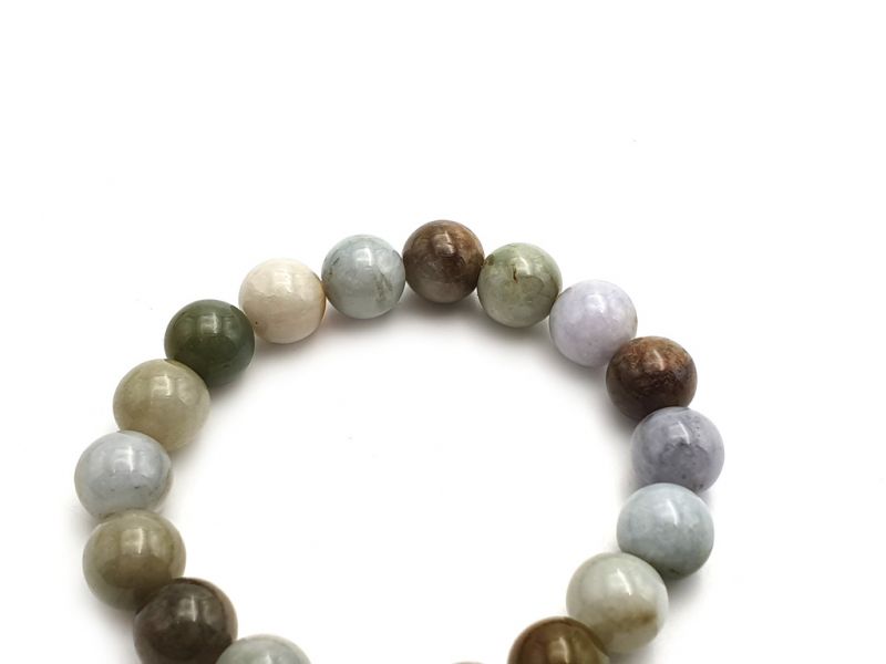Jade Perlenarmbänder - 10mm Jade Perlen - Farbverlauf von Grün 3