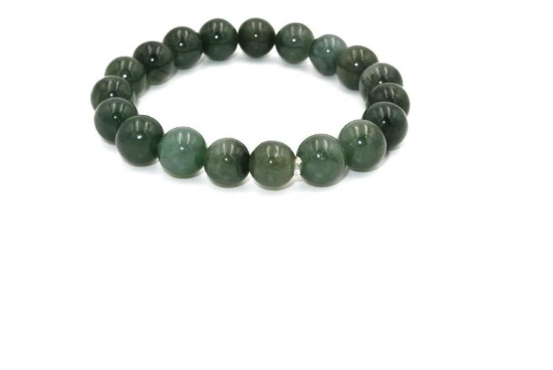 Jade Perlenarmbänder 19 Perlen Kaiser grün 2