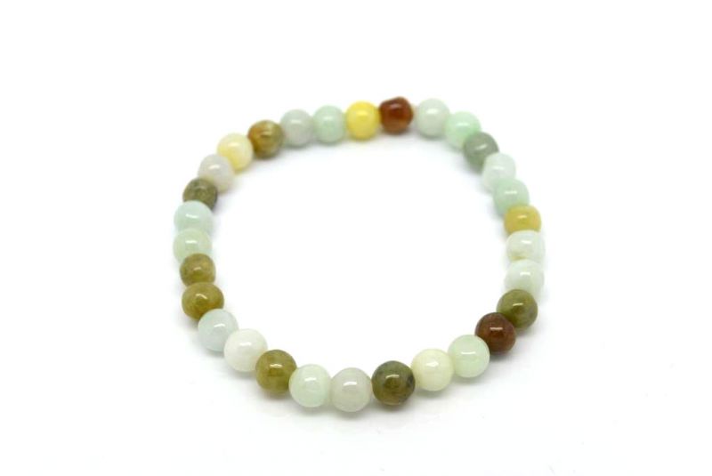 Jade Perlenarmbänder 30 Perlen 2