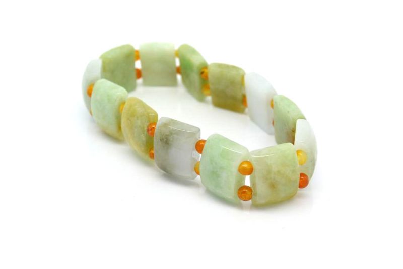 Jade Perlenarmbänder Armreif 4