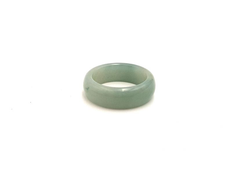 Jade Ring Durchscheinend Grün - Größe 18,5 2