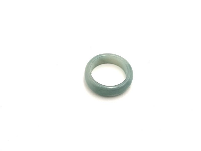Jade Ring Durchscheinend Grün - Größe 19,25 3
