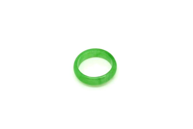 Jade Ring Grün - Größe 17,25 - Grün Transparent 2