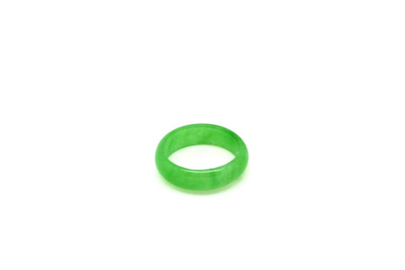 Jade Ring Grün - Größe 17,25 - Grün Transparent 3