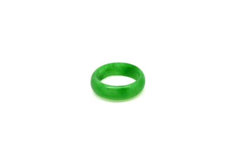 Jade Ring Grün - Größe 17,75 - Grün Transparent 2
