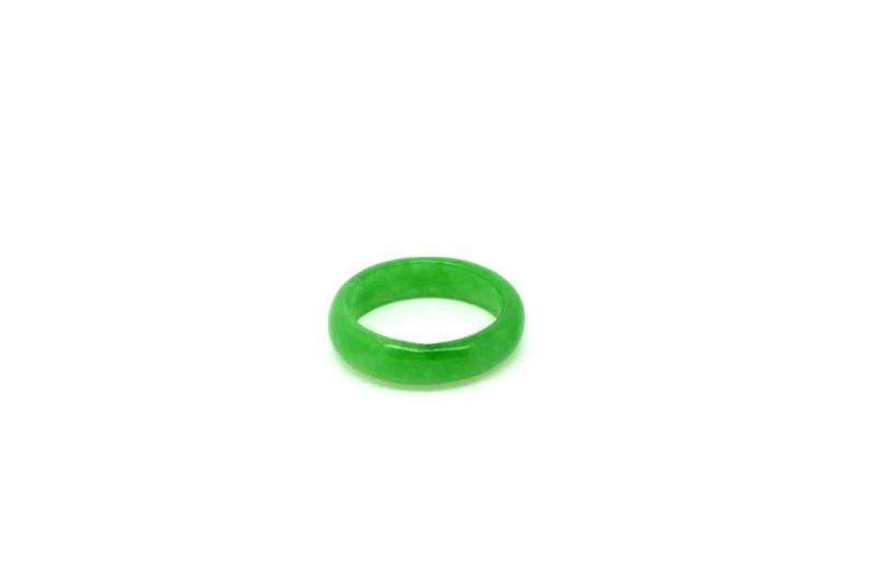 Jade Ring Grün - Größe 19,5 - Kaiser grün 2