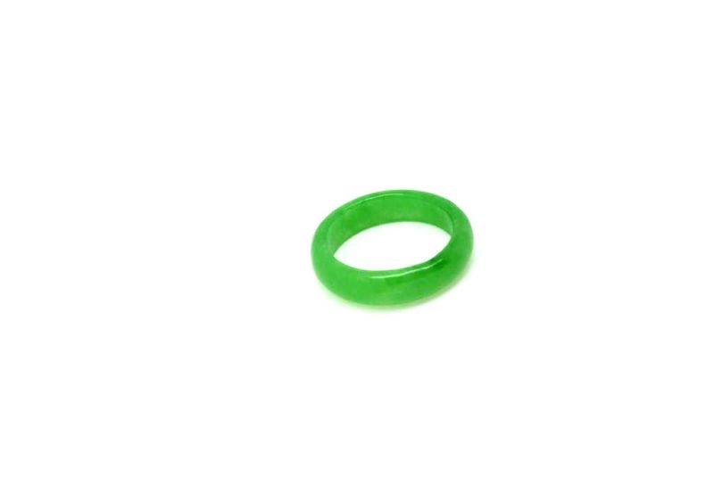 Jade Ring Grün - Größe 19,5 - Kaiser grün 3